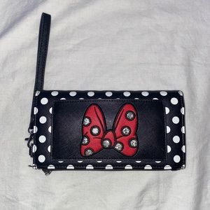 Disney Parks Minnie Mouse Wallet with Straps